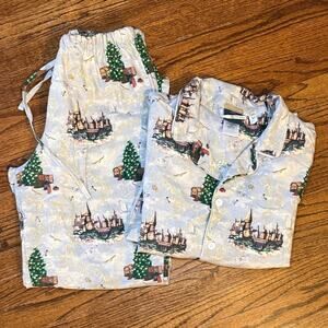Pottery Barn Teen Pajama matching set size medium Harry Potter 100% cotton